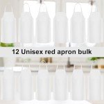 Cabaubl 12 Pack Unisex Bib Aprons for All