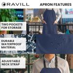 Waterproof Multi-Purpose Apron - Blue - 2 Pockets