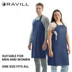 Waterproof Multi-Purpose Apron - Blue - 2 Pockets