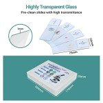100 Prepared Microscope Slides for Kids & Adults