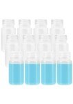 12 Pcs 2oz Leak-proof Plastic Sample Bottles