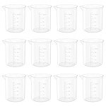 10 Oz Transparent Lab Measuring Cups – 12 Pack