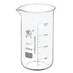 2000ml Tall Glass Beaker with Spout and Scale