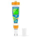 4-in-1 Digital pH & EC Meter for Hydroponics
