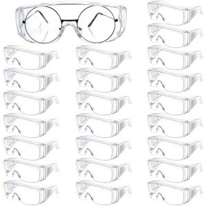 24 Pack Safety Glasses for Lab and Chemical Work