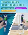 6-in-1 TDS and pH Meter for Water Testing