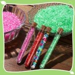 30 Pack Plastic Test Tubes with Cork Caps
