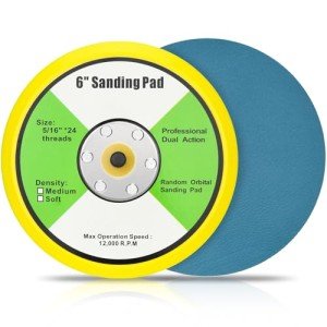 6-Inch Dual Action Sander Pad Set, 2PCS