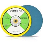 6-Inch Dual Action Sander Pad Set, 2PCS