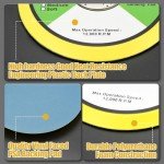 6-Inch Dual Action Sander Pad Set, 2PCS