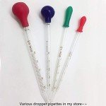 Blue Cap Glass Dropper Pipettes 10ml (Pack of 2)