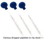 Blue Cap Glass Dropper Pipettes 10ml (Pack of 2)