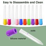 10-Pack 5ml Silicone & Plastic Liquid Pipettes