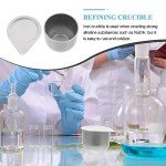 Porcelain Laboratory Crucible with Lid - Durable Model