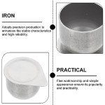 Porcelain Laboratory Crucible with Lid - Durable Model
