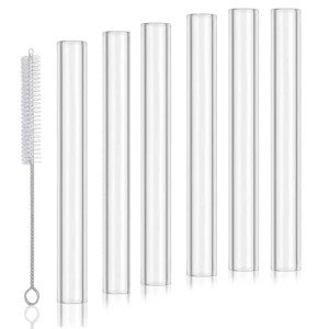 6 Glass Blowing Tubes with Cleaning Brush and Case