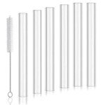 6 Glass Blowing Tubes with Cleaning Brush and Case