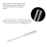 6 Glass Blowing Tubes with Cleaning Brush and Case
