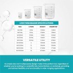 250 ml Borosilicate Glass Beaker for Lab Use