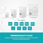 250 ml Borosilicate Glass Beaker for Lab Use