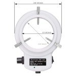 AmScope Adjustable 144 LED Ring Light Illuminator