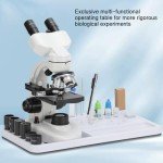 Binocular Microscope with LED, 40X-2000X Magnification