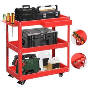 YITAHOME 3-Tier Rolling Tool Cart with Storage