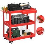 YITAHOME 3-Tier Rolling Tool Cart with Storage