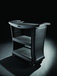 Rubbermaid Executive Utility Cart, 300 lb Capacity, Black