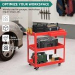 YITAHOME 3-Tier Rolling Tool Cart with Storage