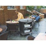 Rubbermaid Executive Utility Cart, 300 lb Capacity, Black