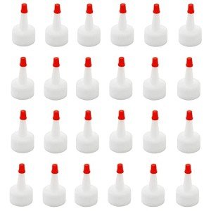 24PCS Red Dispensing Caps for Plastic Bottles