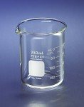 Pyrex 250 mL Graduated Low Form Beaker Set