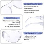 100 Pack Safety Glasses Eye Protection Goggles