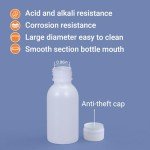 Plastic 3oz Storage Bottles with Sealed Caps (4 Pcs)