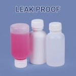Plastic 3oz Storage Bottles with Sealed Caps (4 Pcs)