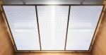 Fluorolite Egg Crate Ceiling Panel - White 4 Pack