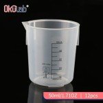 Okulab 6-Piece 150ml Plastic Beaker Set