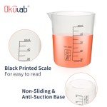 Okulab 6-Piece 150ml Plastic Beaker Set