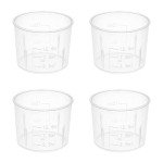 Othmro 15ml Plastic Measuring Cups - 50pcs