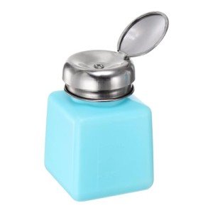 Blue 100ml Alcohol Dispenser Pump Bottle with Lid