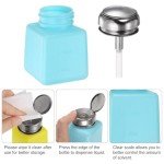 Blue 100ml Alcohol Dispenser Pump Bottle with Lid