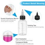 PATIKIL 60ml Empty Squeeze Bottles, 10 Pack