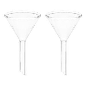 PATIKIL 45mm Borosilicate Glass Funnel Set