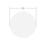 FunChem 74mm Cellulose Filter Paper Circles, 100 Pack