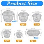 Akamino 6-Piece Stainless Steel Ultrasonic Cleaner Baskets