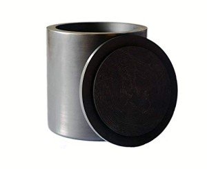 Graphite Crucible Cup with Lid for Smelting 40X40MM