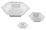 Hexagonal Anti-Static Weigh Boats, 6 mL, 500 Pack