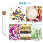 25ml Glass Test Tube Set with Stoppers - 20pcs