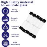 2ml Clear Glass Sample Vials with Screw Caps